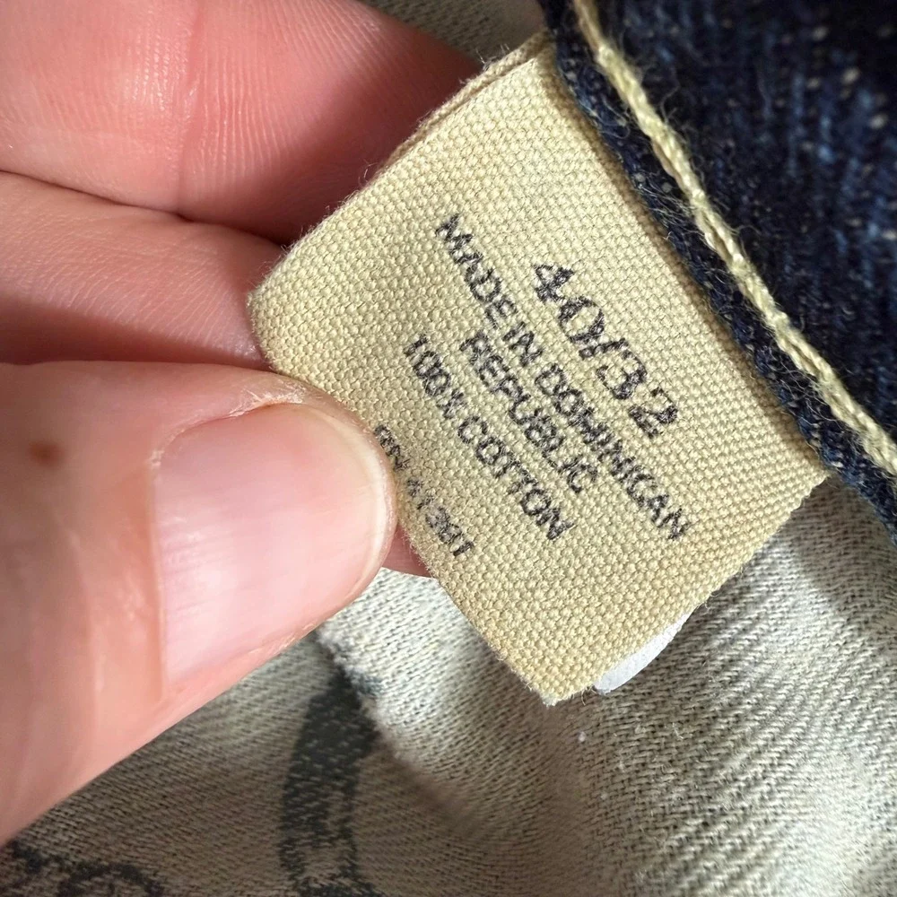 Polo Ralph Lauren Straight Leg Jeans 40/32 Blue Denim Classic Americana Style
